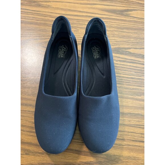 Bass Go-To-Comfort Donna navy blue slip on shoe size 9M - Picture 1 of 6